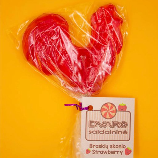 „Dvaro saldaininės“ braškių skonio gaidelis